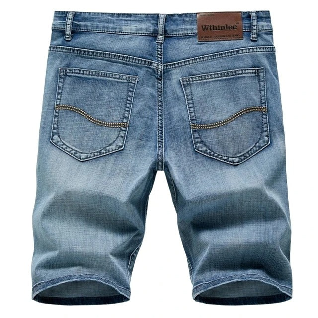 Klassiske denimshorts for menn