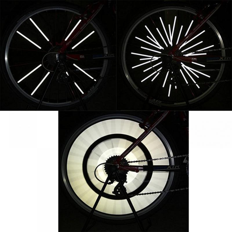 12 stk Bike Wheel Eiker Reflektor