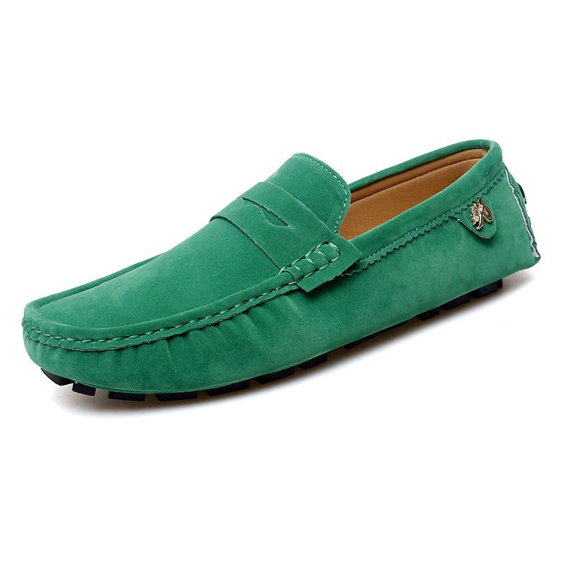 Herre Moccasins Uformell Design Gummi