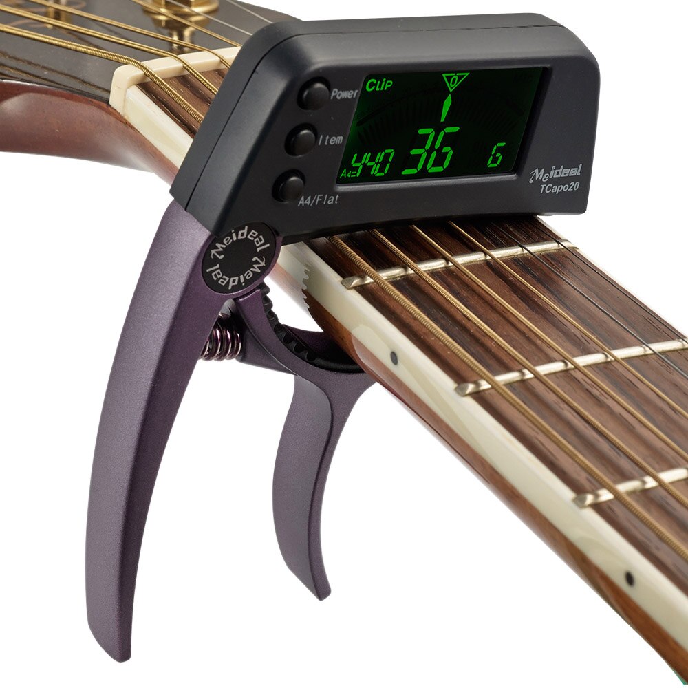 2-I-1 Gitar Capo Og Tuner