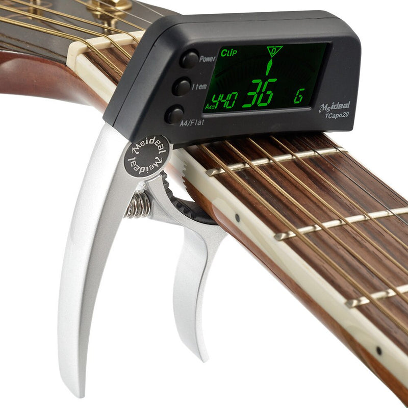 2-I-1 Gitar Capo Og Tuner