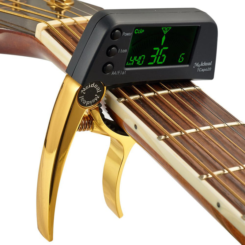 2-I-1 Gitar Capo Og Tuner