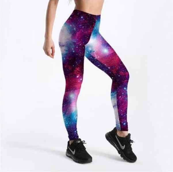 3D-Trykte Galaxy Leggings