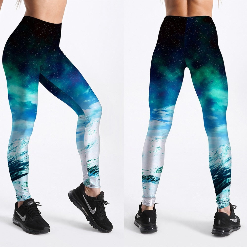 3D-Trykte Galaxy Leggings