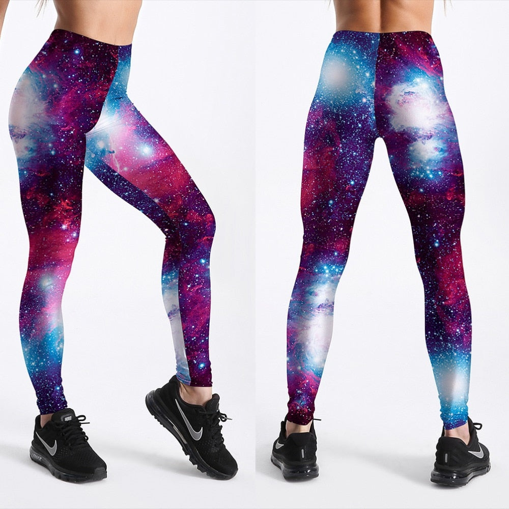 3D-Trykte Galaxy Leggings