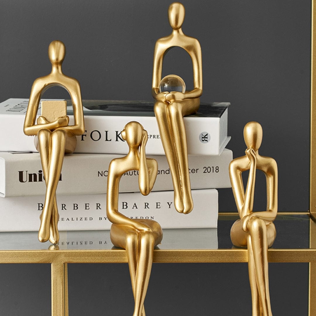 Abstrakte Bokplanter Statuetter for Innredning Moderne Design 2