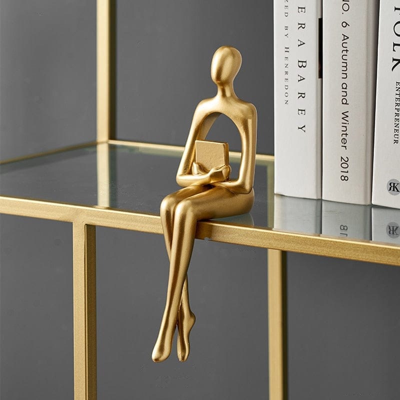 Abstrakte Bokplanter Statuetter for Innredning Moderne Design 8