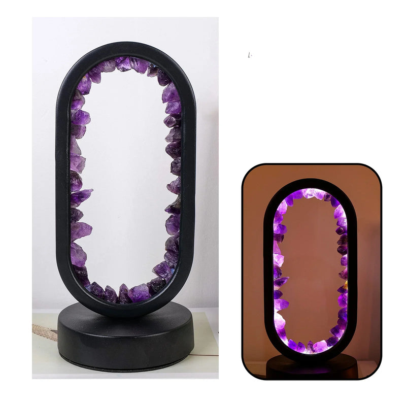 Amethyst Lampe for Beroligende Atmosfære 0