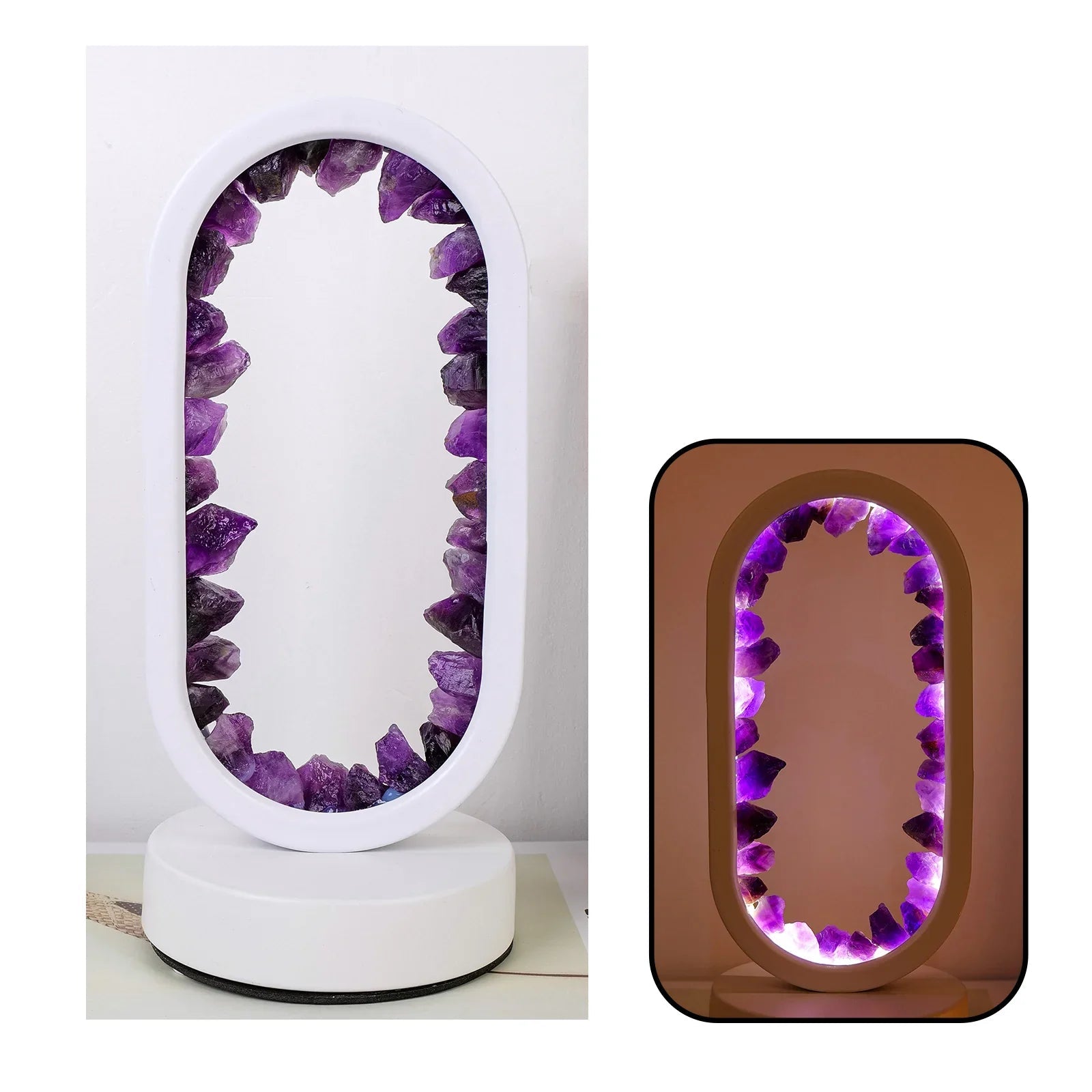 Amethyst Lampe for Beroligende Atmosfære 10