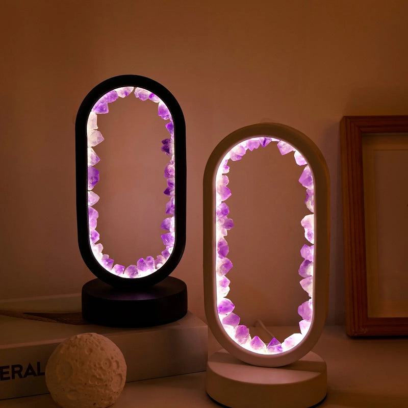 Amethyst Lampe for Beroligende Atmosfære 1