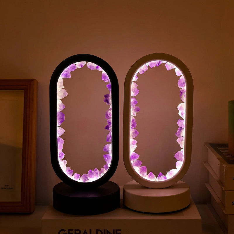 Amethyst Lampe for Beroligende Atmosfære 5