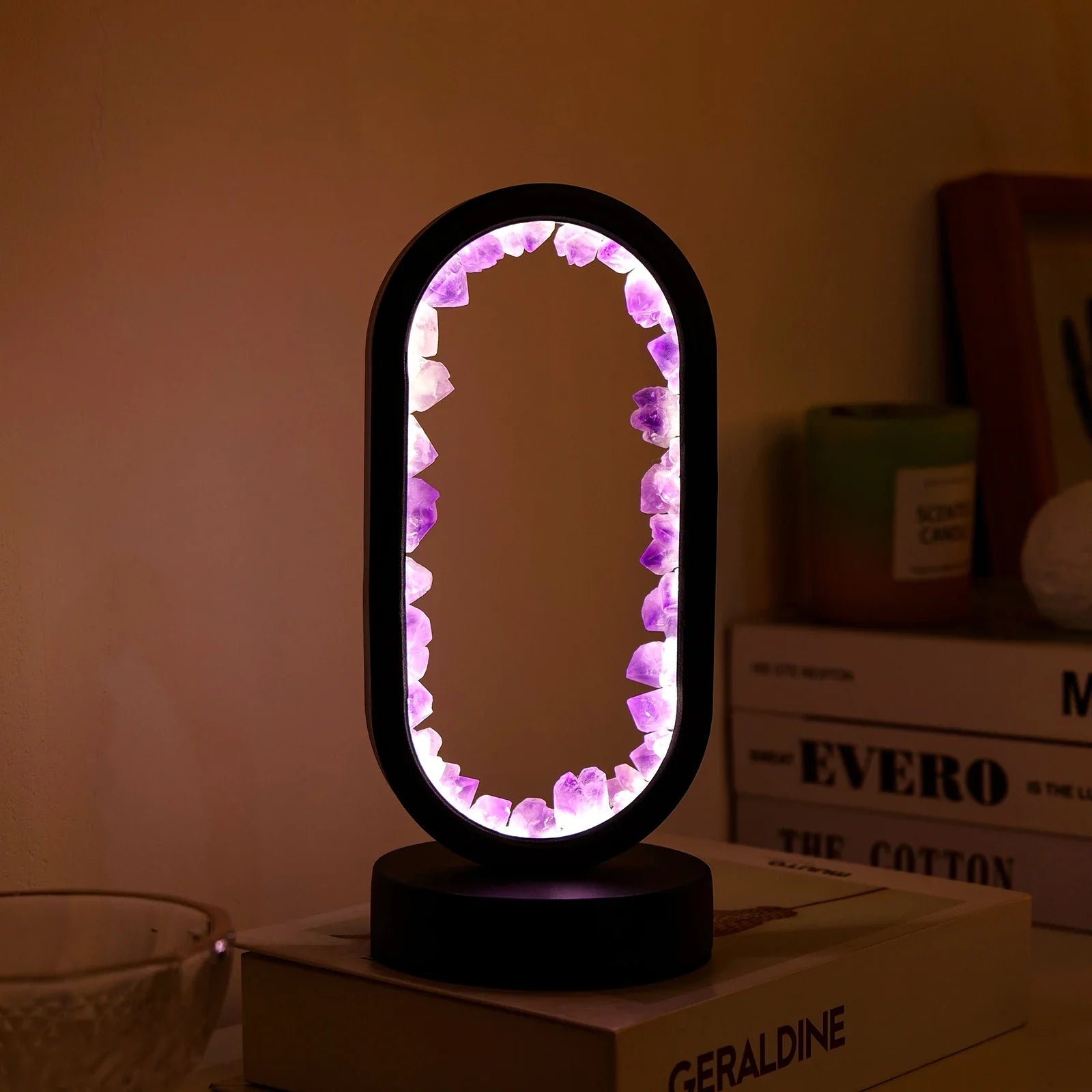 Amethyst Lampe for Beroligende Atmosfære 8