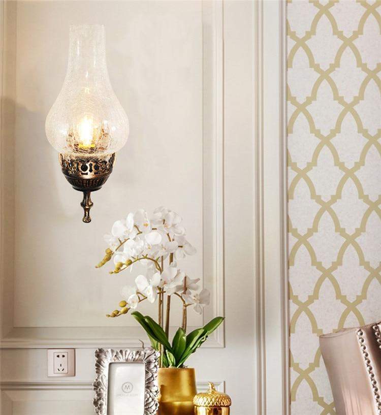 Antikk Veggoljelampe Vintage Design 2