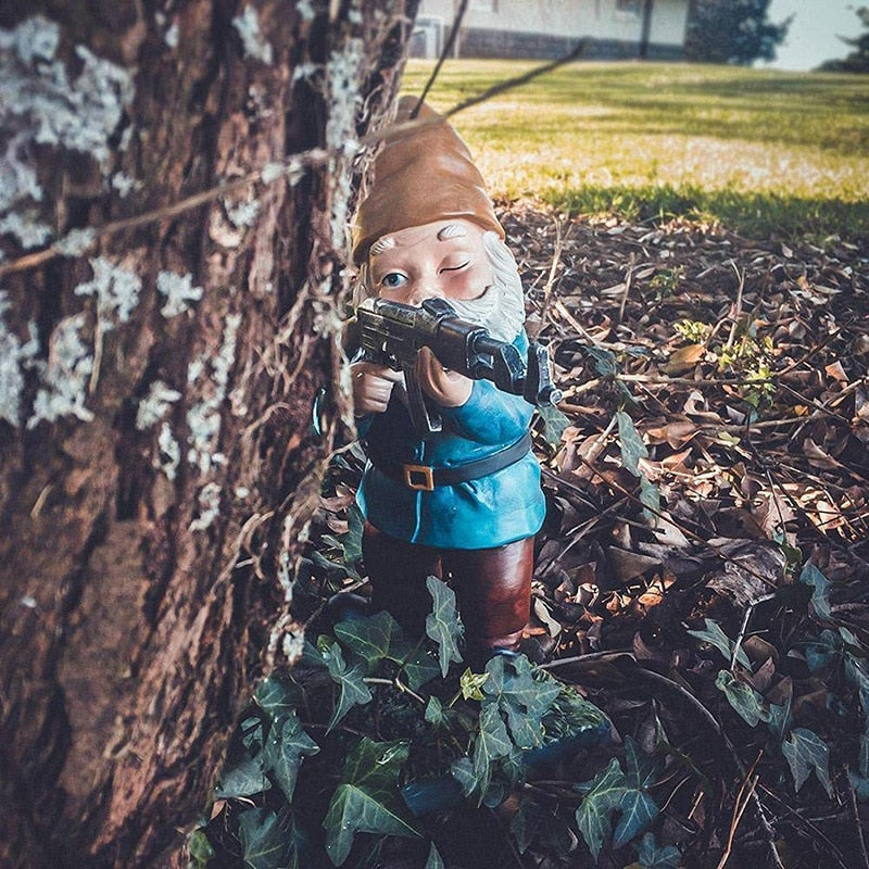 Army Gnome Figur