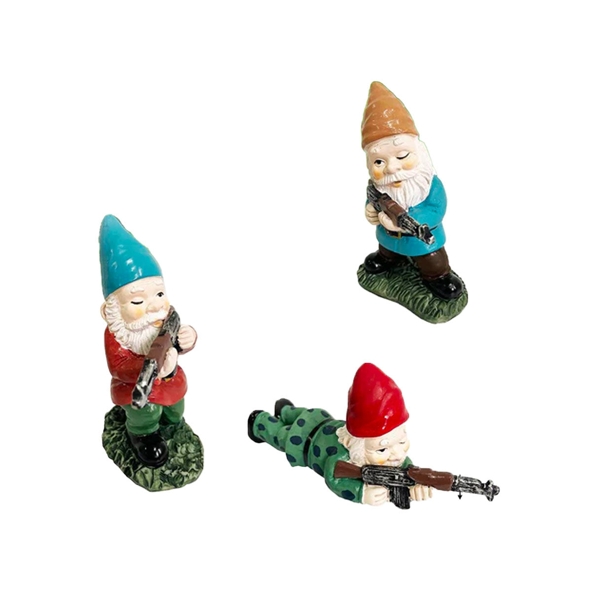 Army Gnome Figur