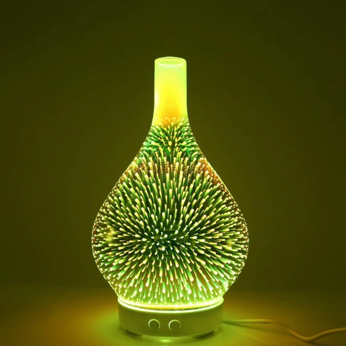 Aroma Diffusor 3D Glassvase med LED Lys 2