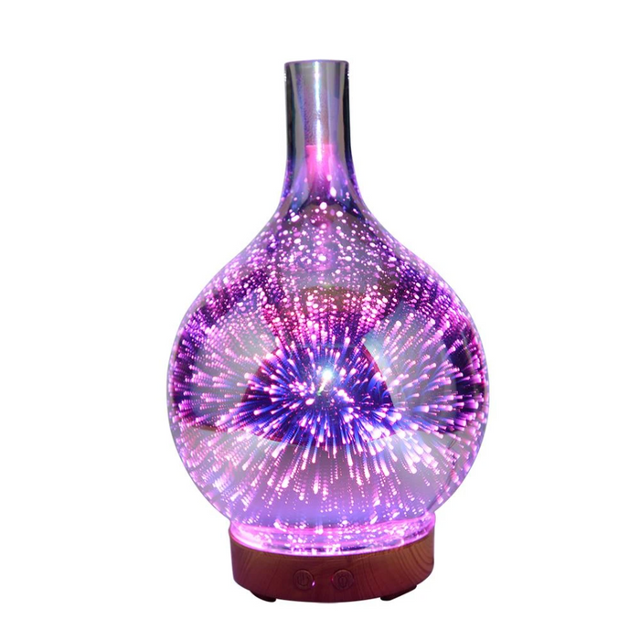 Aroma Diffusor 3D Glassvase med LED Lys 4