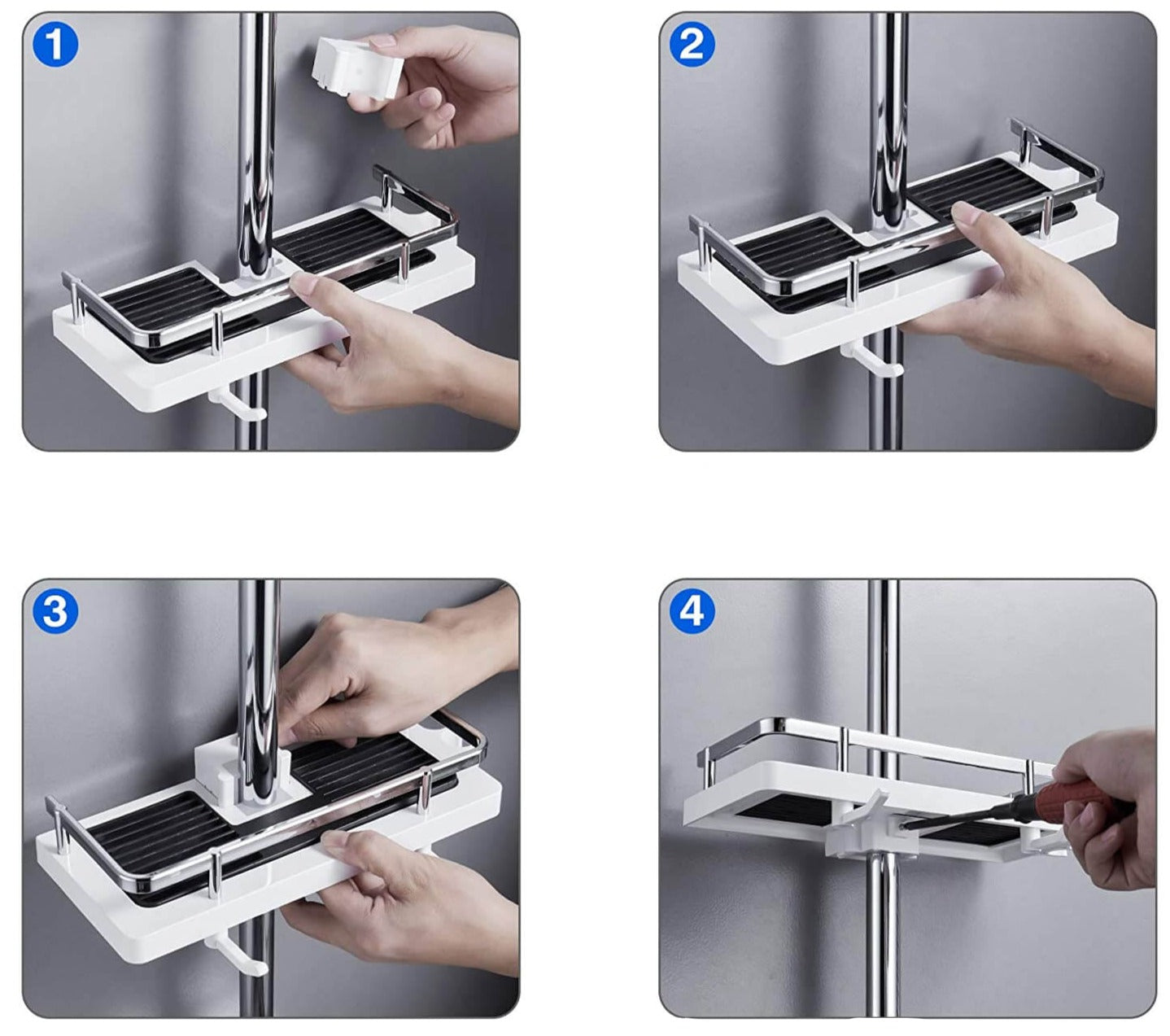 Baderom dusj lagringsstativ Organizer