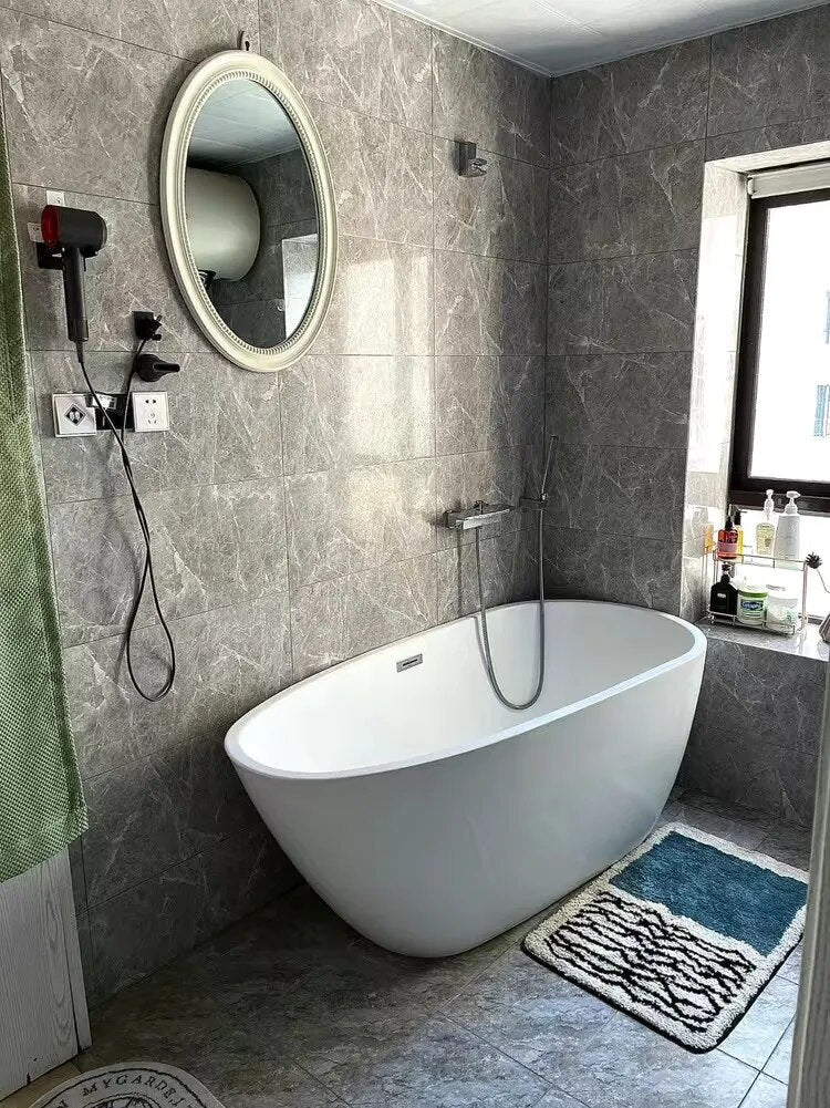 Baderomsmatte i Abstrakt Stil for Moderne Bad 8