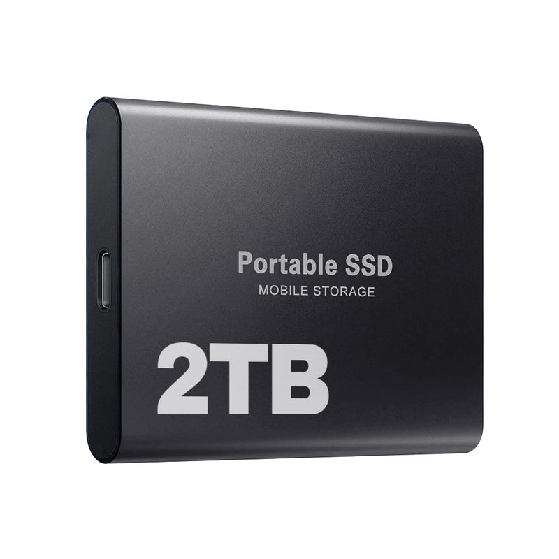 Bærbar SSD Disk Høyhastighetslagring Kompakt Design 7