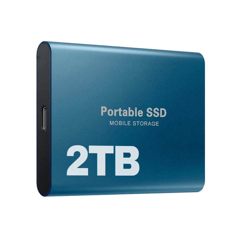 Bærbar SSD Disk Høyhastighetslagring Kompakt Design 8