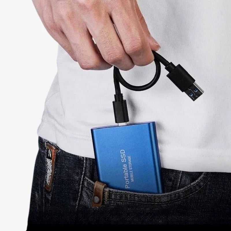 Bærbar SSD Lagring Aluminium 1TB-16TB Støtsikker Vannavstøtende USB 3.2 Gen 2 5