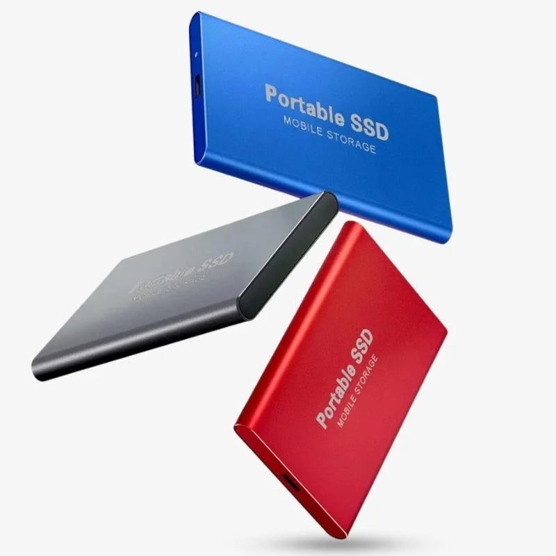Bærbar SSD Lagring Aluminium 1TB-16TB Støtsikker Vannavstøtende USB 3.2 Gen 2 8
