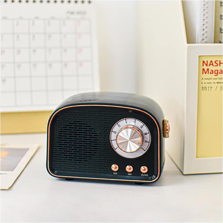 Bluetooth Høyttaler Retro Design 5