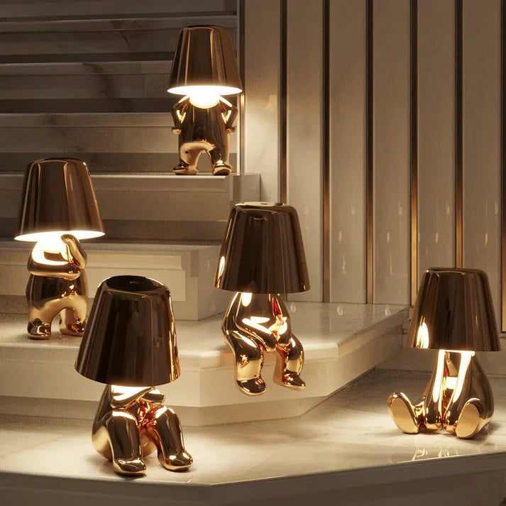Bordlampe med Dimmerfunksjon til Soverommet - Liten og Multifunksjonell Design 2