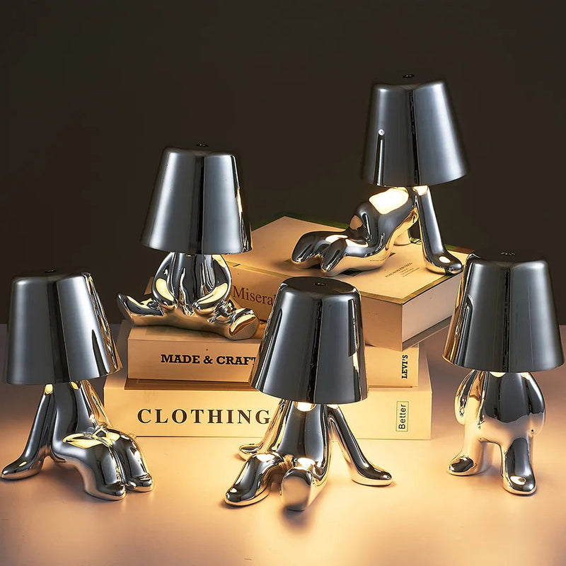 Bordlampe med Dimmerfunksjon til Soverommet - Liten og Multifunksjonell Design 3