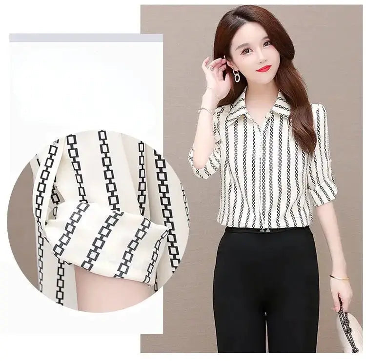 Chiffonbluse For Kvinner