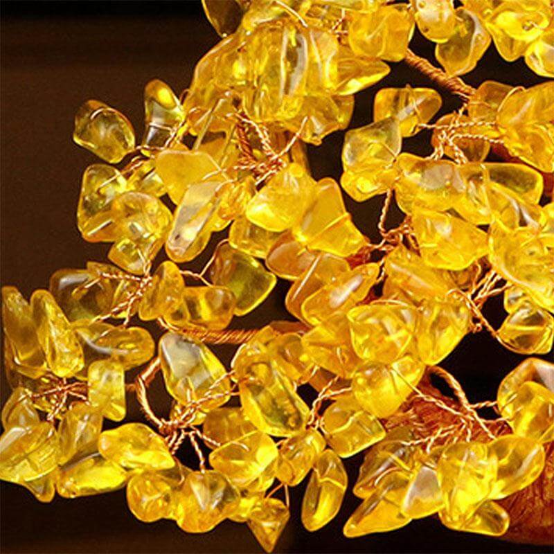 Citrine Money Tree Gemstone Ornament