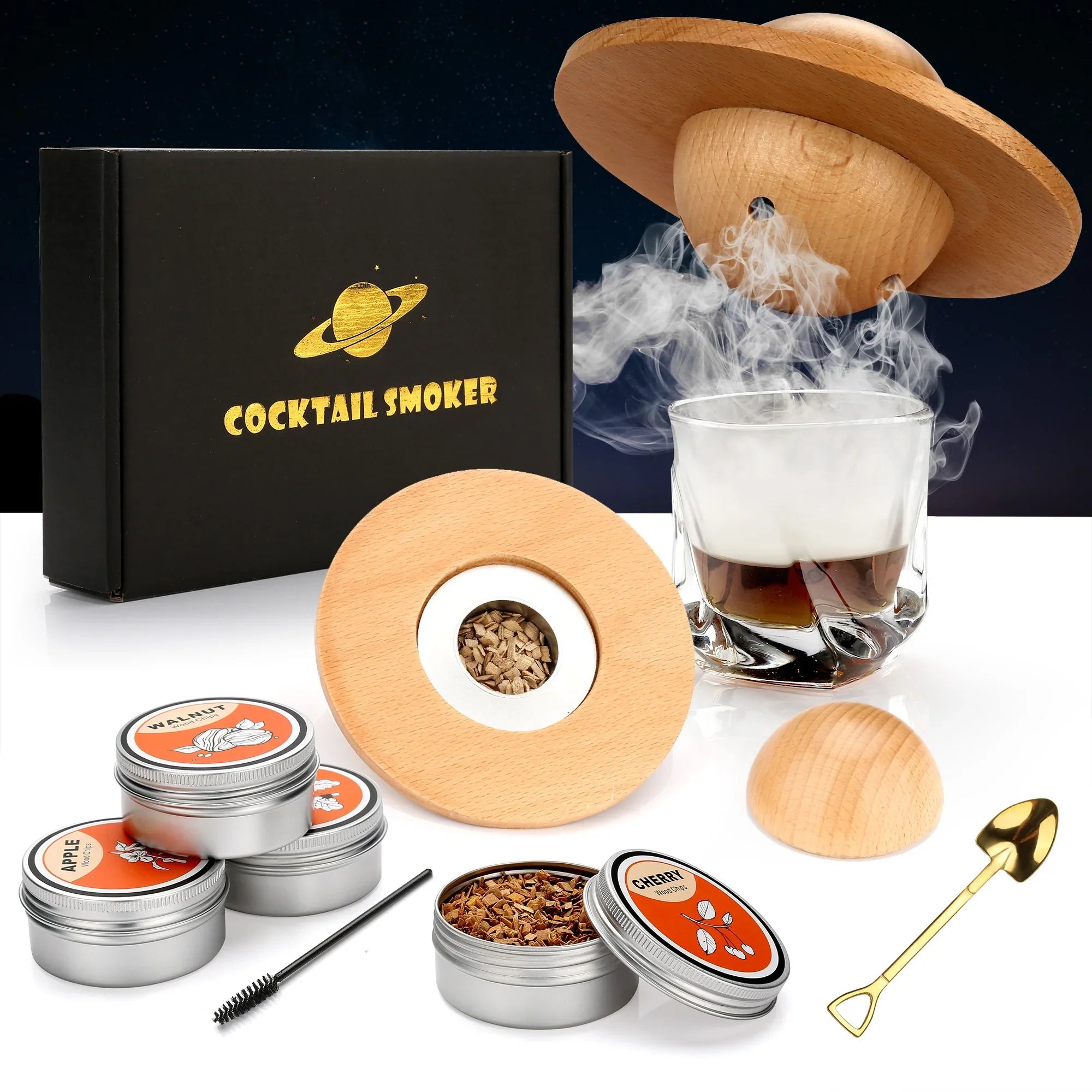 Cocktail Smoker Kit for Whisky og Bourbon 0