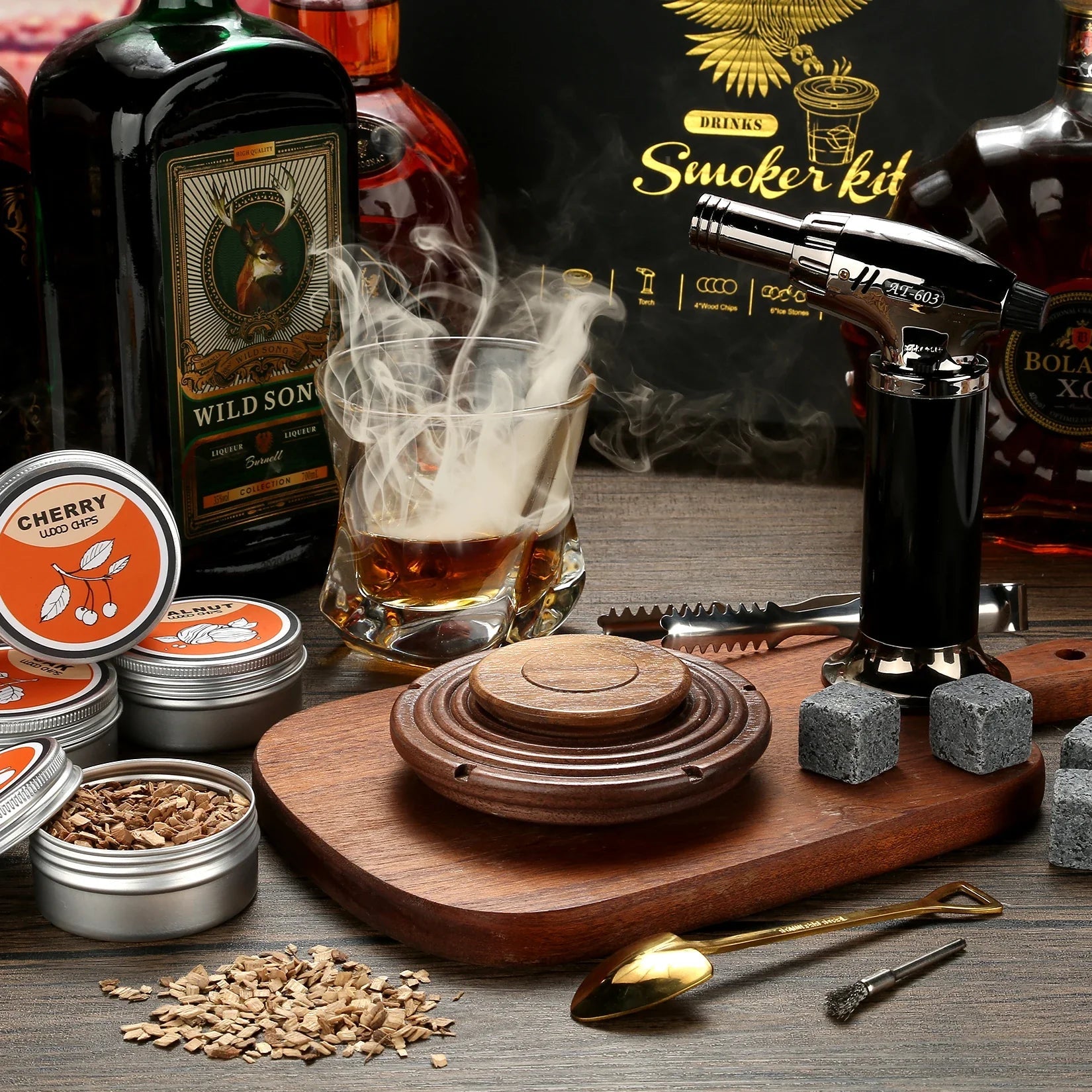 Cocktail Smoker Kit for Whisky og Bourbon 2