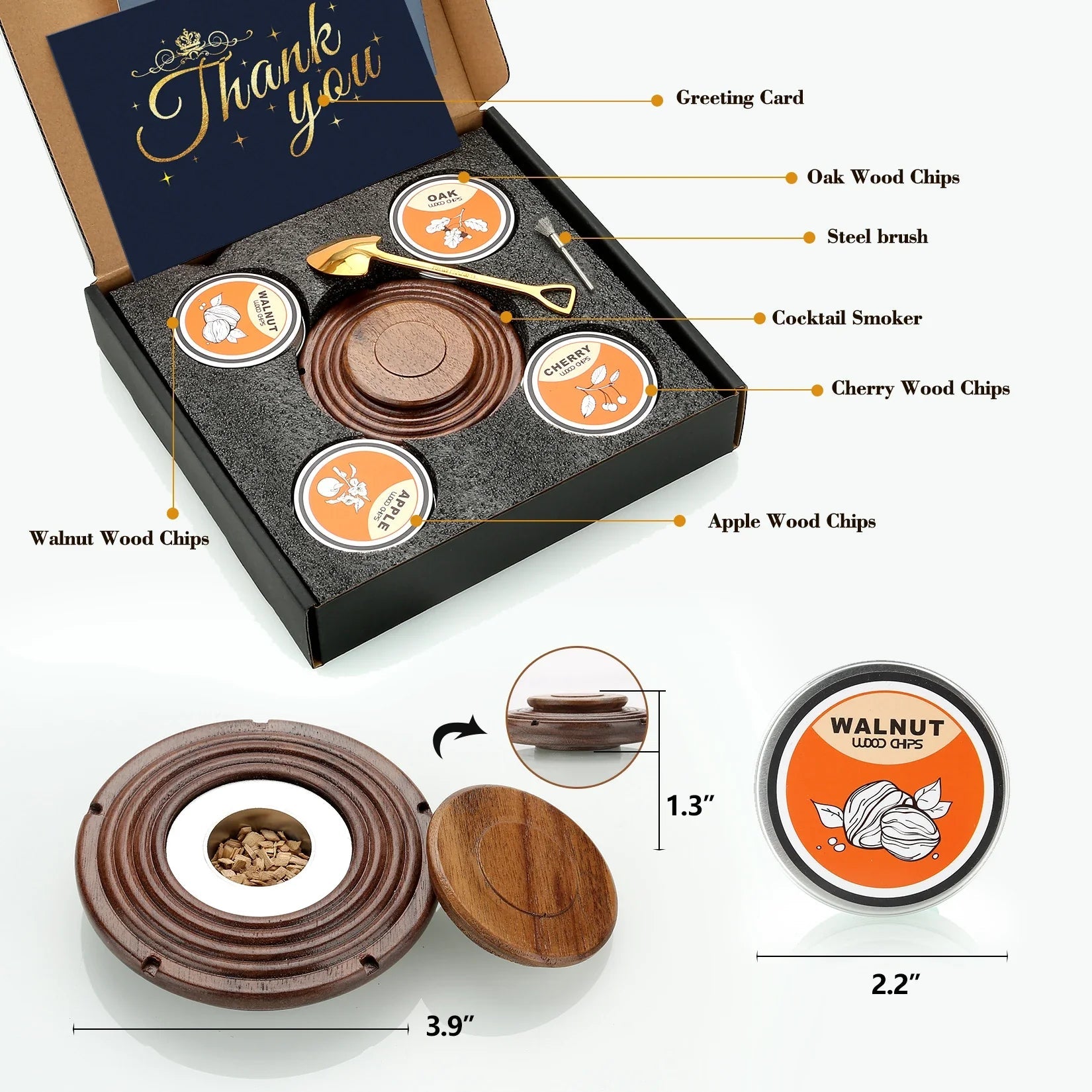 Cocktail Smoker Kit for Whisky og Bourbon 3