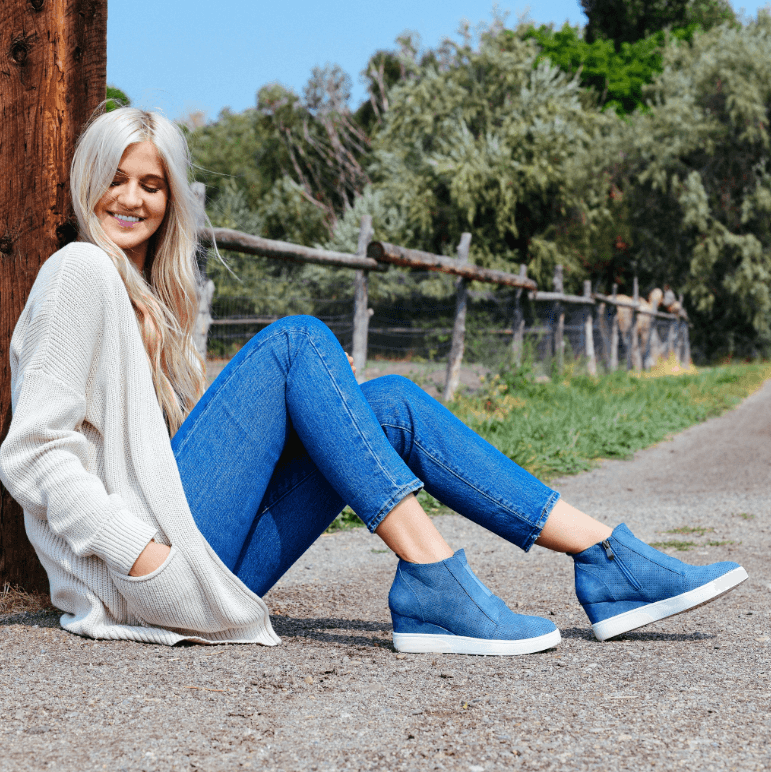 Comfy Wedge Sneakers For Kvinner