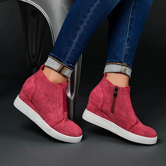 Comfy Wedge Sneakers For Kvinner