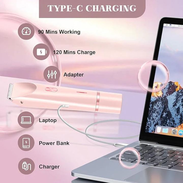 Dame 2-i-1 Ansikt og Kroppstrimmer 7