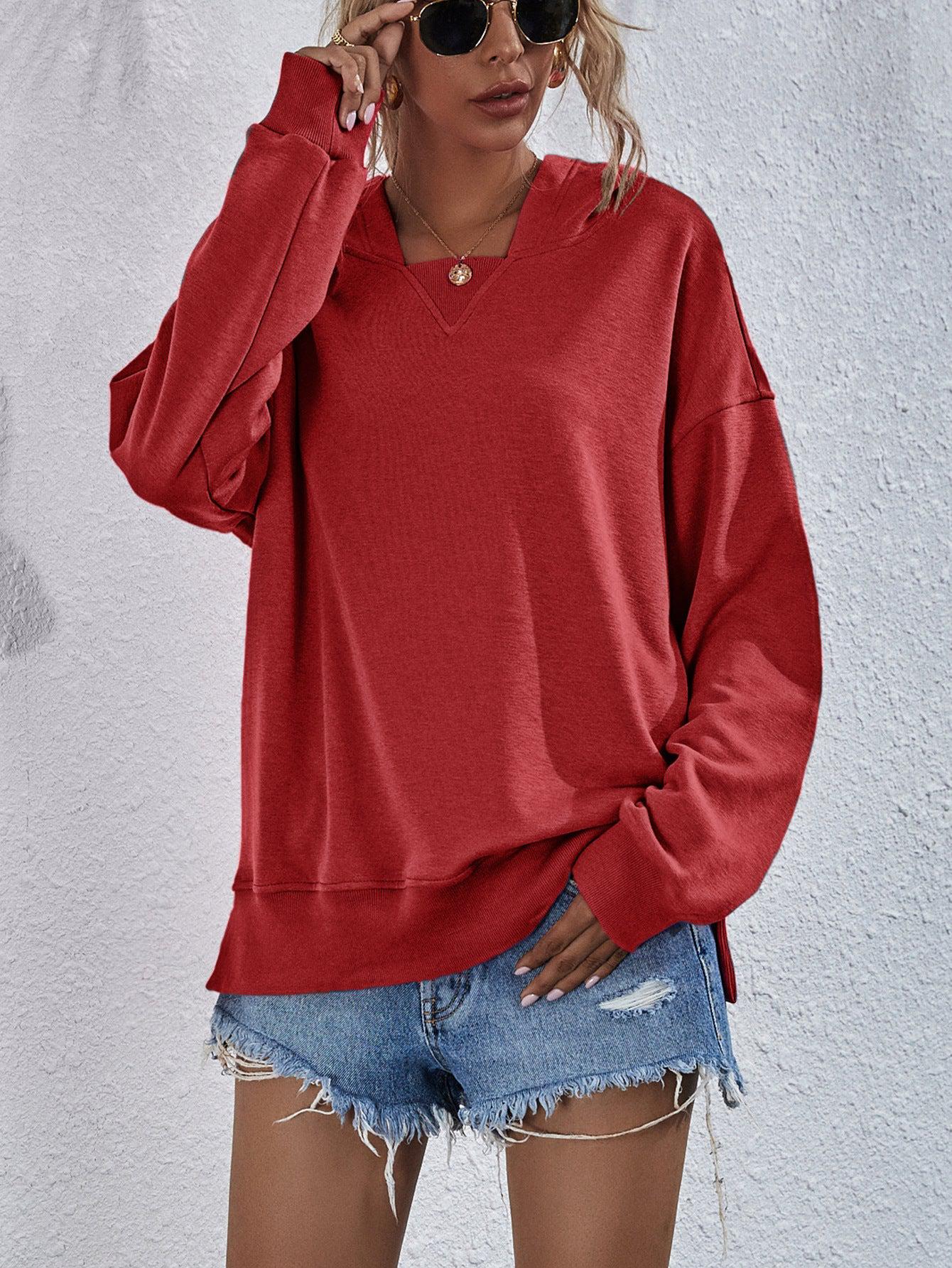 Dame Hettegenser Droppede Skuldre 100% Polyester Long Sleeve 12