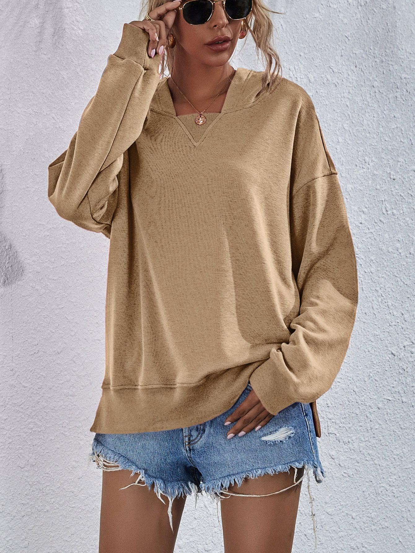 Dame Hettegenser Droppede Skuldre 100% Polyester Long Sleeve 5