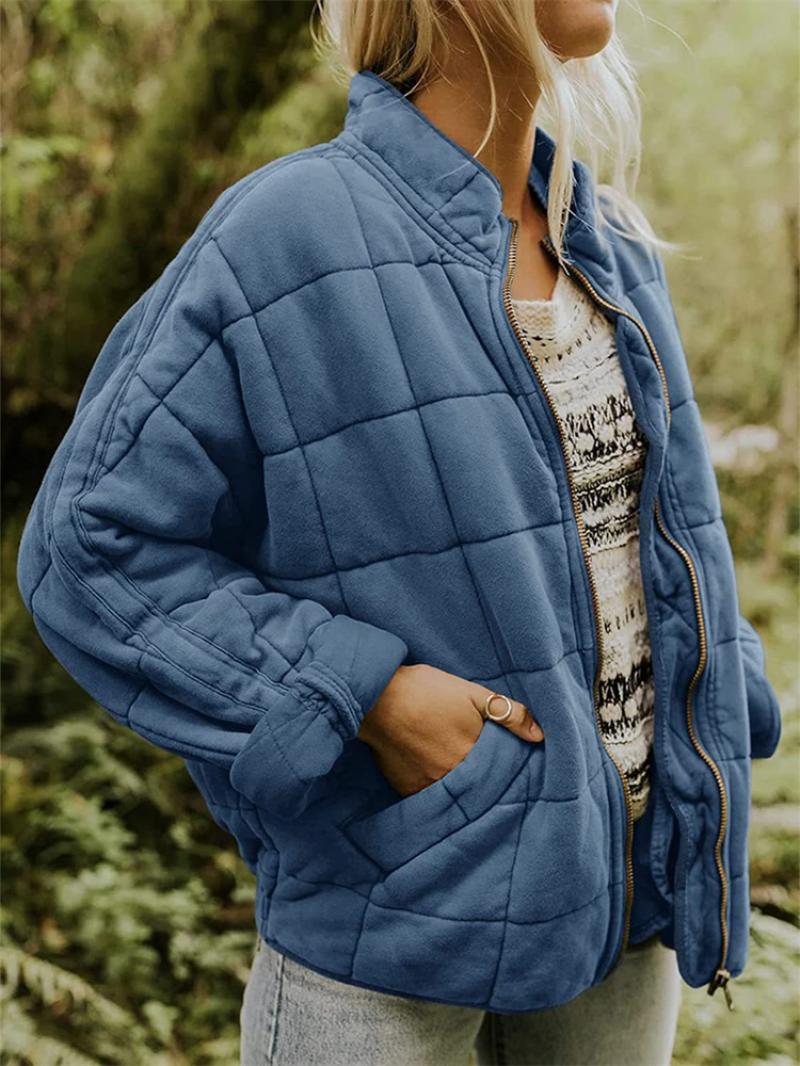 Dame Quilted Jakke Oversized Passform 2