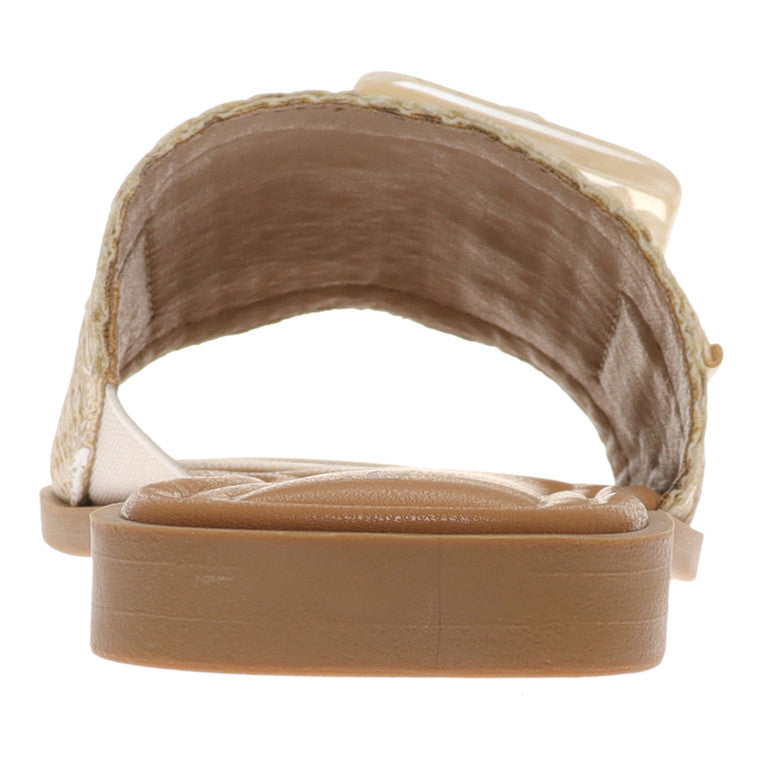 Dame Sandaler Med Spenne Naturlig Stil Kunstlær Gummi 2