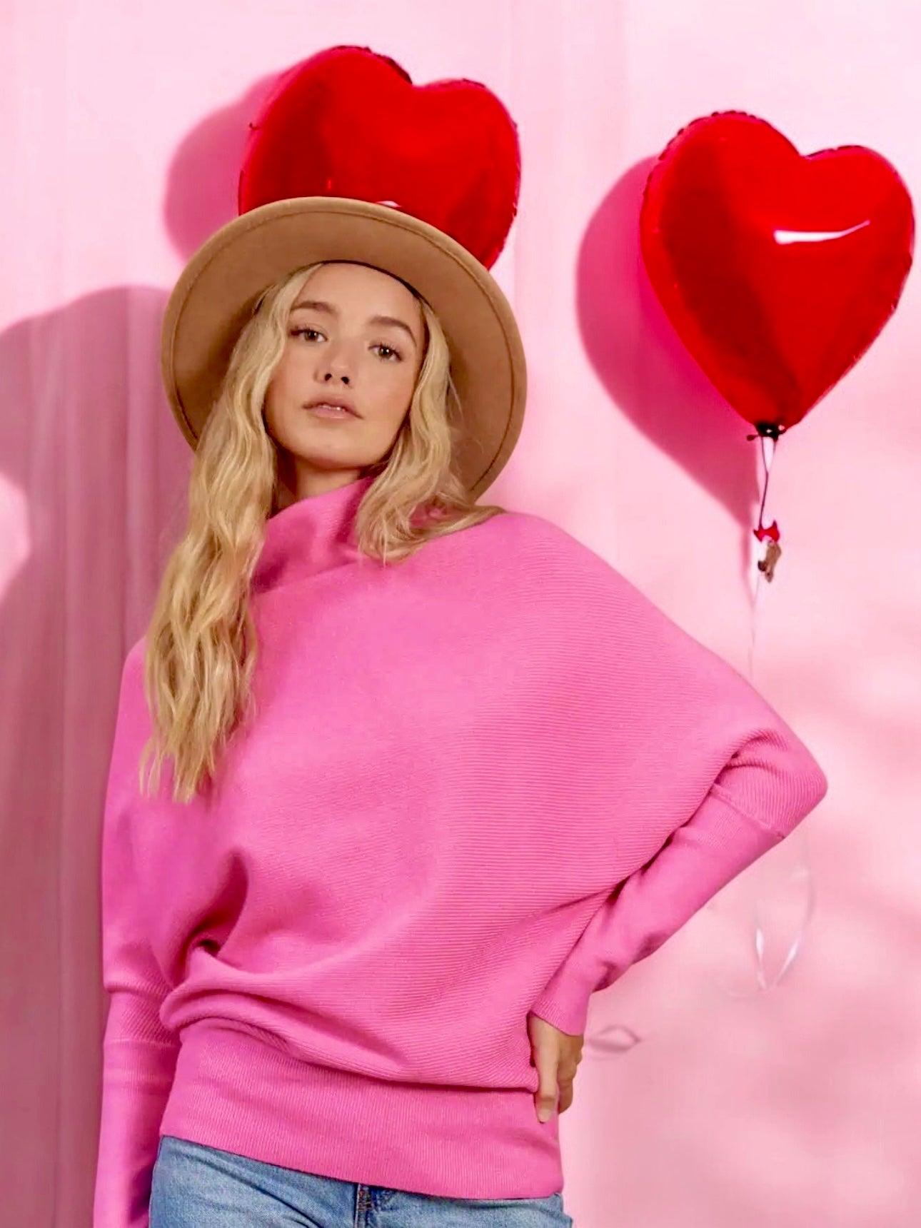 Dame Slouch Neck Genser Dolman Ermer Viskose Polyester Nylon 5