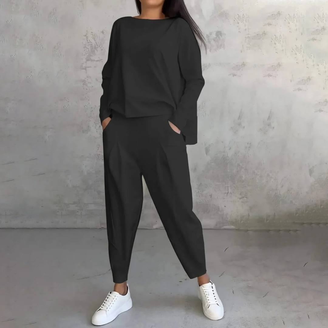 Dame To-delt Sett Med Moderne Snitt - Matchende Sett Dame 3