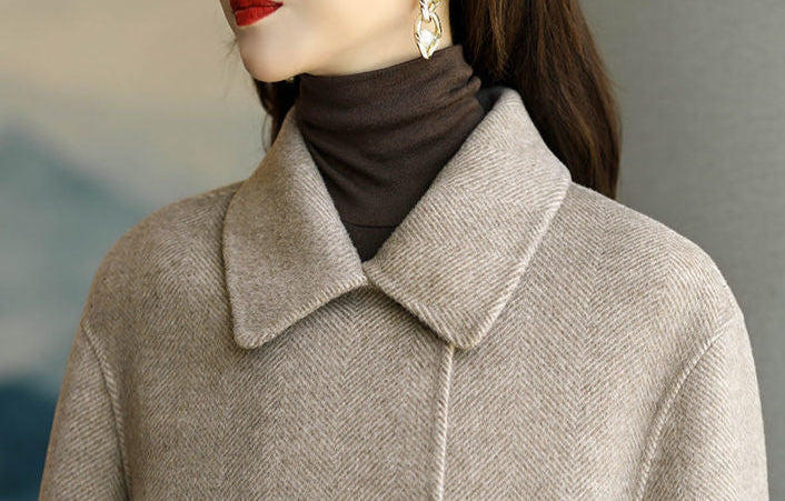 Dame Vinterjakke Tidløst Design Skreddersydd 3