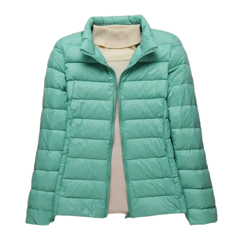 Damens Quilted Jakke – Lett Polstret – Regular Fit 0