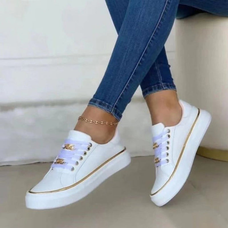 Damens Sneakers Komfortabel Design 4