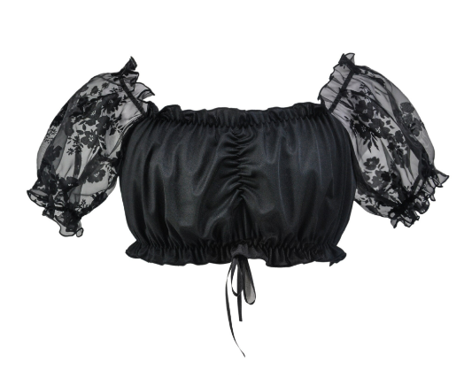 Damers Dirndlbluse til Oktoberfest Tradisjonell Stil 7