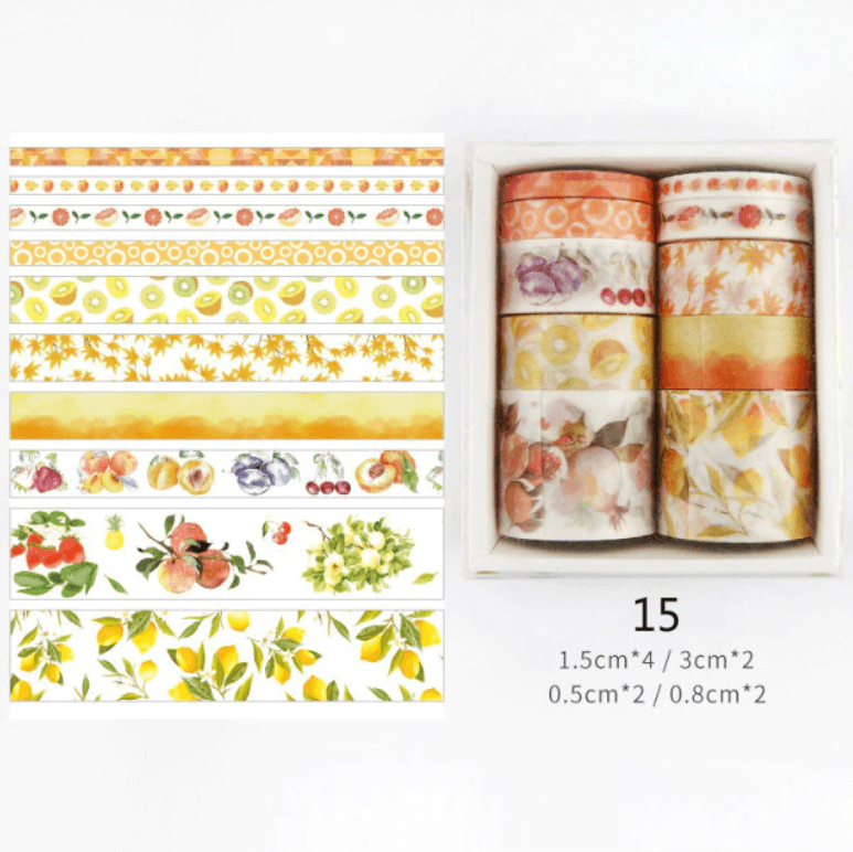 Dekorative Washi Tape-Sett