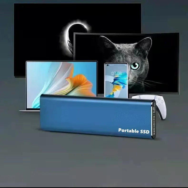 Ekstern Harddisk 4TB USB-C For Dataoppbevaring Bærbar Metall Design 2